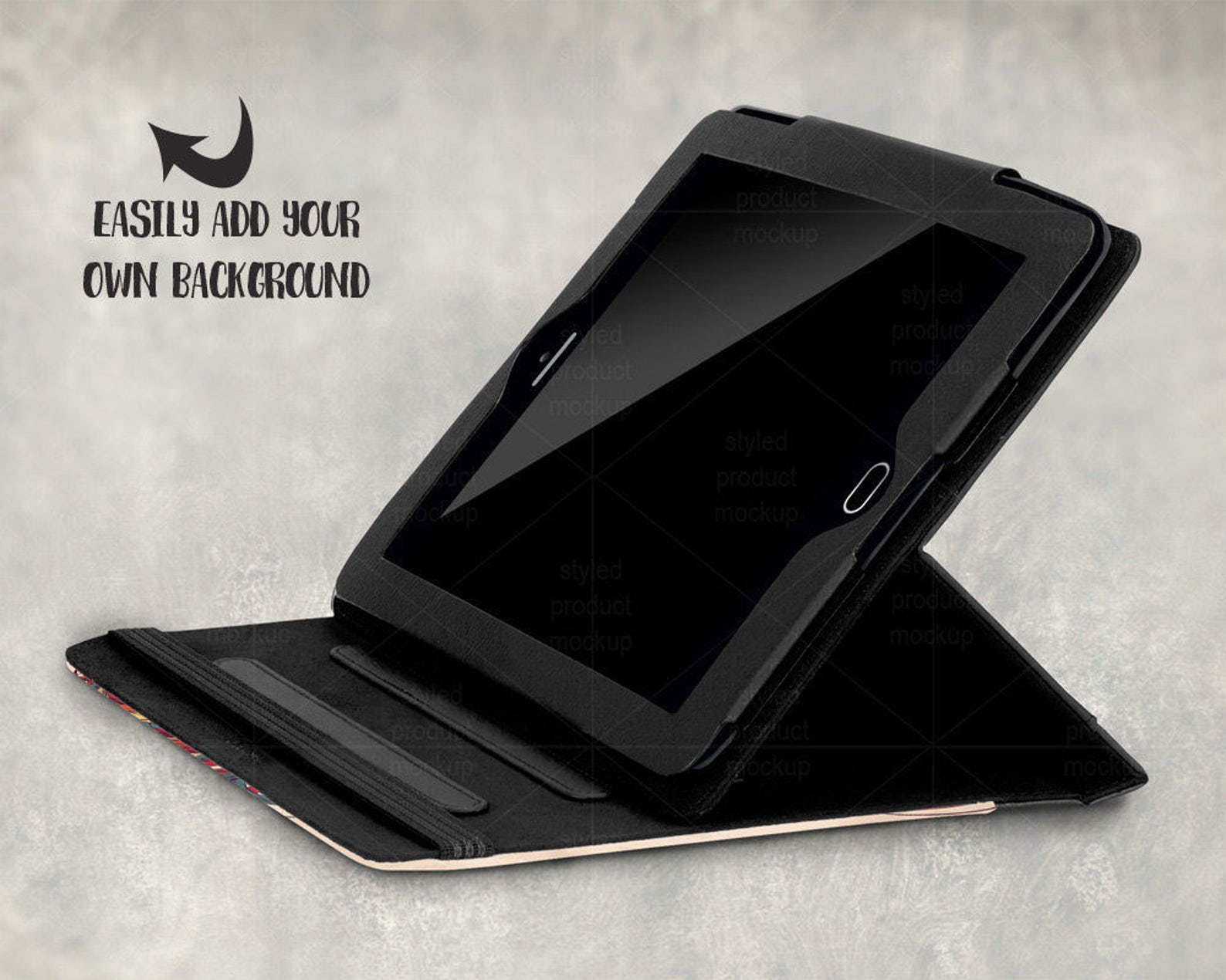 Tablet Case Mockup Template Bundle Add Your Own Background Etsy