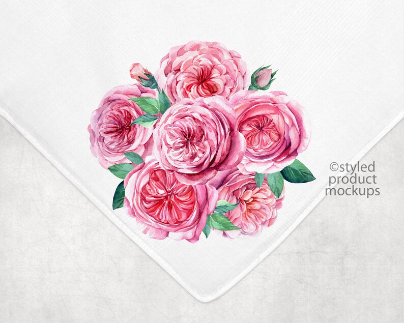 Download Handkerchief pocket square mockup Add your own image and | Etsy