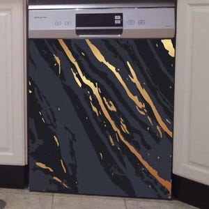 Removable Dishwasher Magnet Cover: Kitchen Decor, Easy Install