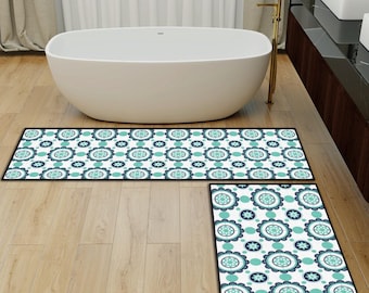 Kitchen Area Rug Non Slip Washable For Shower Floor Toilet Bathroom Accessories