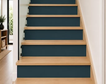 Viridian Odyssey Stair Riser Stickers | Staircase Decoration | Removable Decals | Set of 5