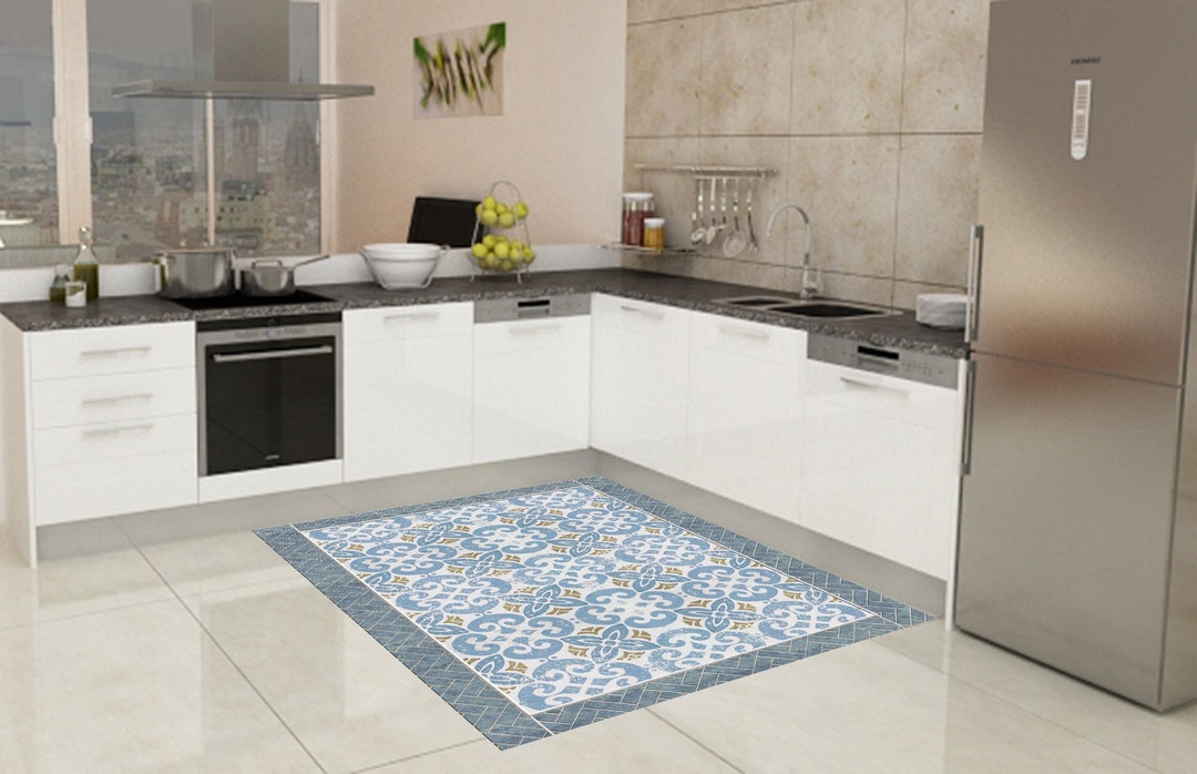 Kitchen Rug Linoleum Floor Mat for Living Room Antislip Etsy