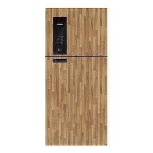 Fridge Wrap Vinyl Decal Refrigerator Skin Wrap Side by Side Top Bottom Door Vinyl Decorative Self Adhesive Fridge Wallpaper Wood 781