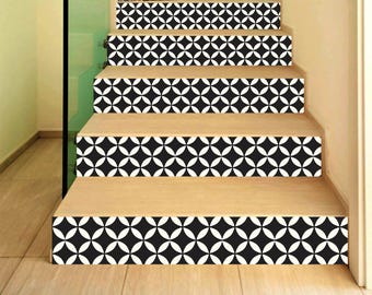 15 Stair Riser Decals DIY – Vinyl Peel and Stick Stair Makeover