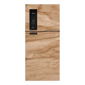 Fridge Wrap Vinyl Decal Refrigerator Skin Wrap Side by Side Top Bottom Door Vinyl Decorative Self Adhesive Fridge Wallpaper Marble 831