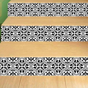 Stair Riser Decals Staircase Stickers Peel and Stick Removable Vinyl Strips -  Price x units - 815