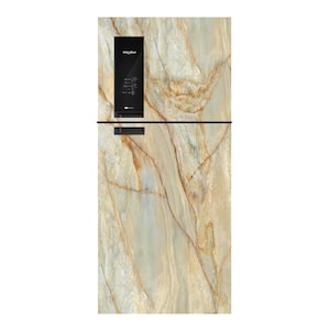 Fridge Wrap Vinyl Decal Refrigerator Skin Wrap Side by Side Top Bottom Door Vinyl Decorative Self Adhesive Fridge Wallpaper Marble 152