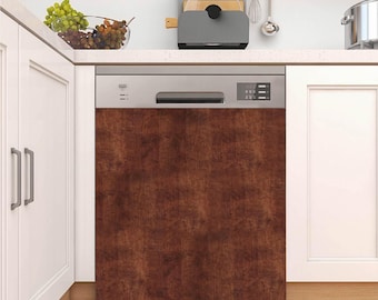 Elegant Wood Dishwasher Magnet or Vinyl Cover Modern Home Decor