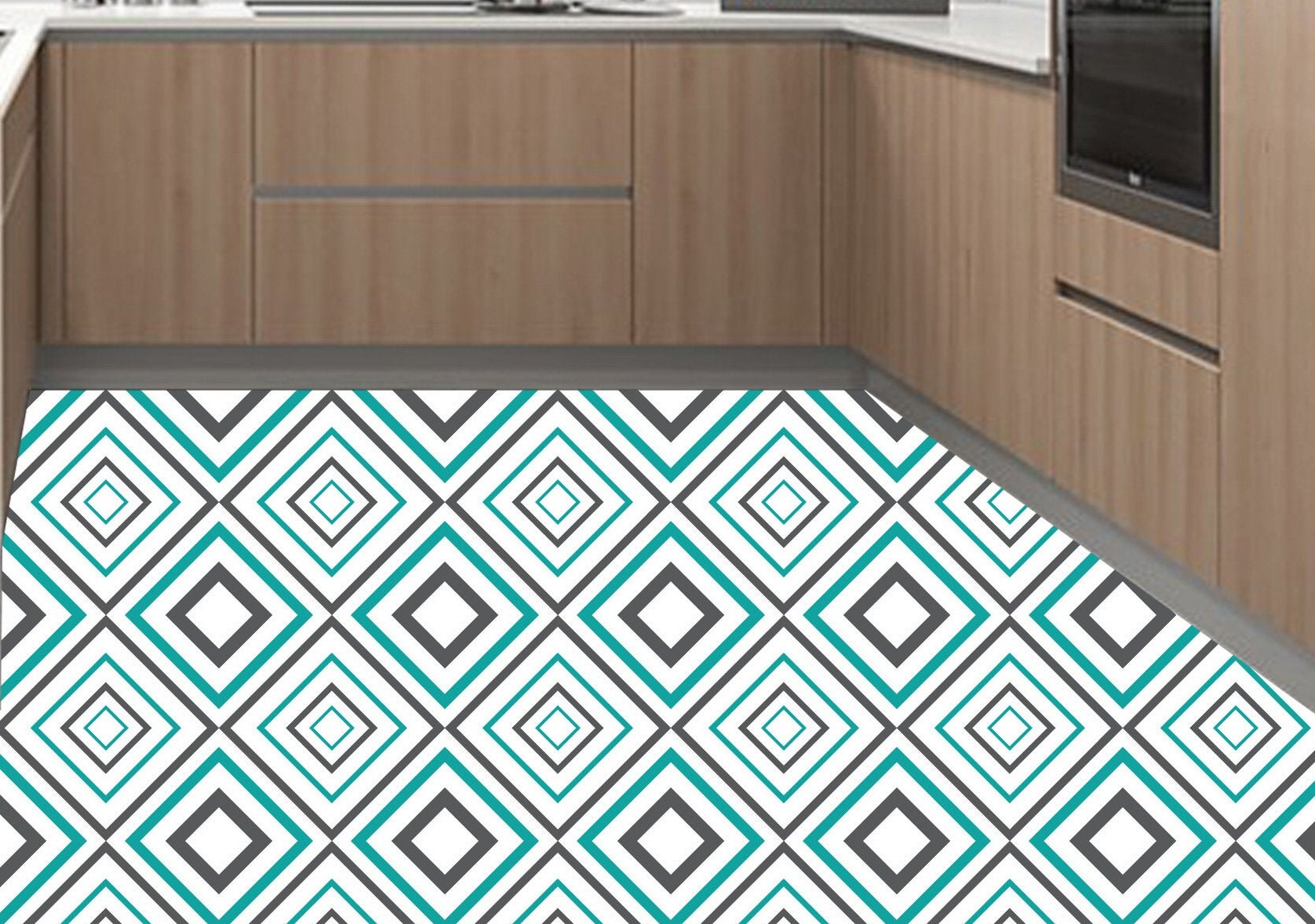 Vinyl floor tile sticker floor tile stickers tile decal Etsy