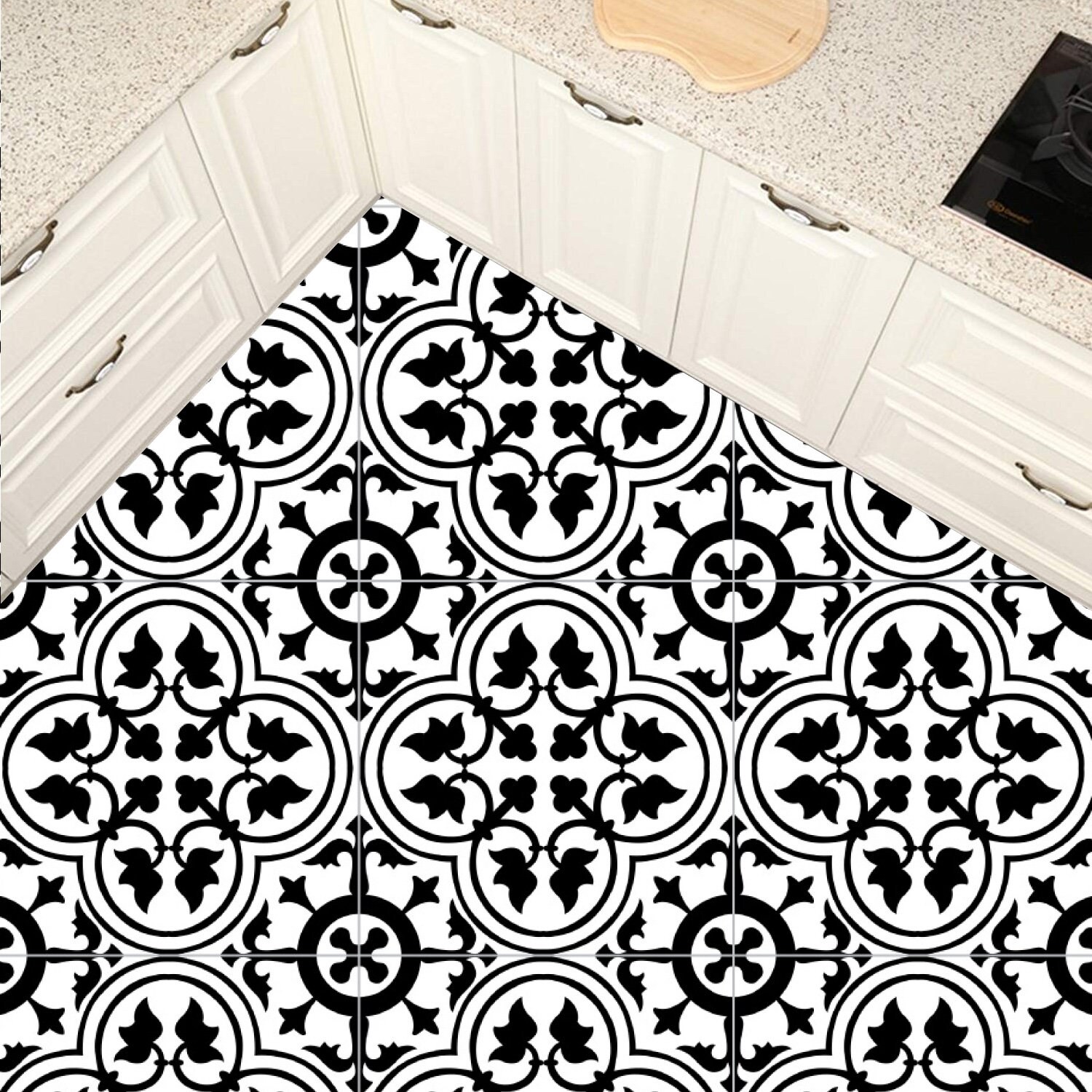 Vinyl floor tile sticker floor tile stickers tile decal Etsy