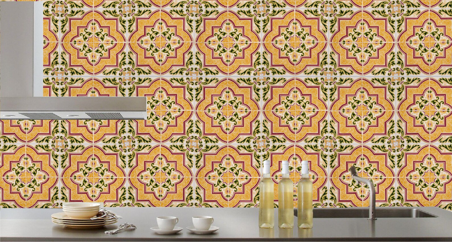 Pack de 24 piezas pegatinas de azulejos españoles para | Etsy