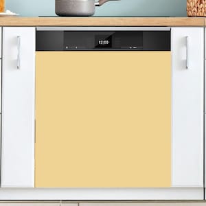 Creme Dishwasher Magnet Cover: Kitchen Decoration Decal