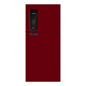 Red Fridge Wrap Vinyl Decal Refrigerator Skin Wrap Side by Side Top Bottom Door Vinyl Decorative Self Adhesive Fridge Wallpaper