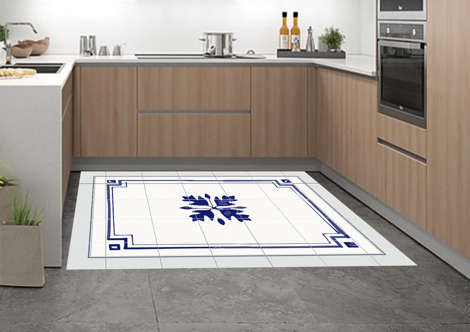 Area rug linoleum rug kitchen mat vinyl floor mat kitchen rug Etsy