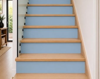 Country Stair Riser Decals | Vinyl Stickers | Easy Peel and Stick | Set of 5
