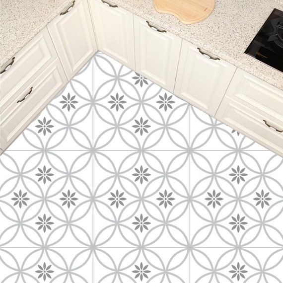 Vinyl floor tile sticker floor tile stickers tile decal Etsy