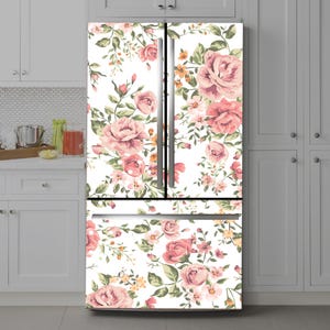 Peel & Stick Fridge Wrap: Decorative Vinyl Refrigerator Decal