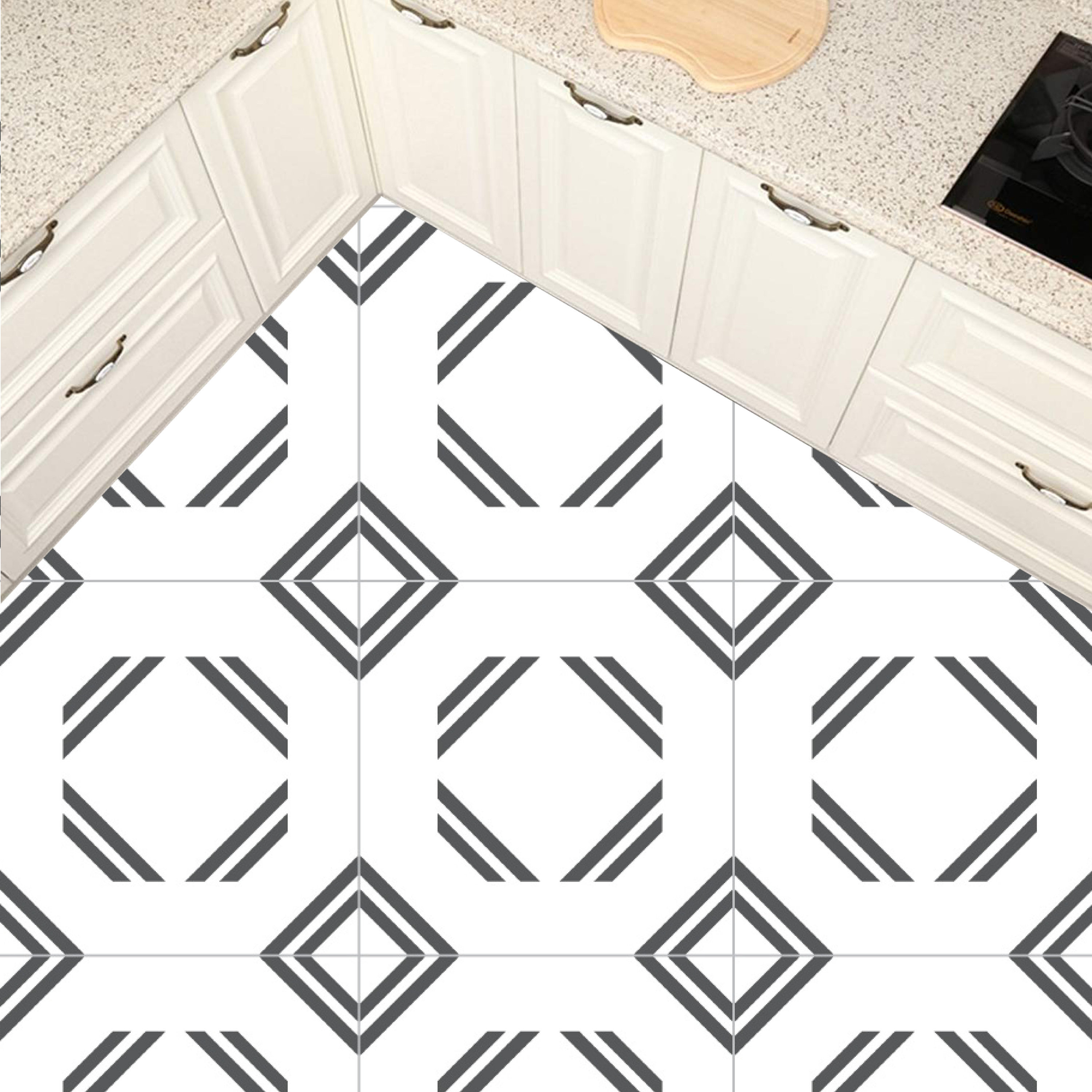 Vinyl floor tile sticker floor tile stickers tile decal Etsy