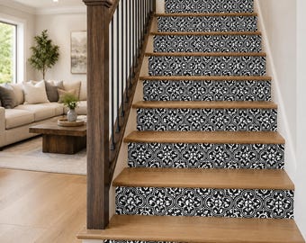 Inkwell Stair Riser Stickers | Waterproof Vinyl Peel and Stick Decals (Set of 5)
