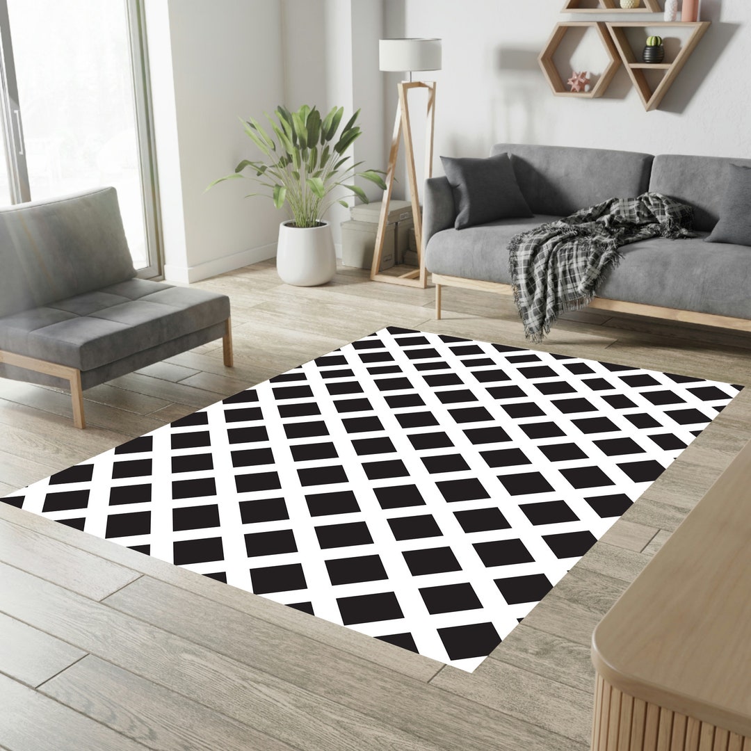 Kitchen Rug Linoleum Rug Vinyl Floor Mat Living Room Rug Etsy
