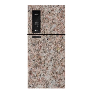 Fridge Wrap Vinyl Decal Refrigerator Skin Wrap Side by Side Top Bottom Door Vinyl Decorative Self Adhesive Fridge Wallpaper Stone 20