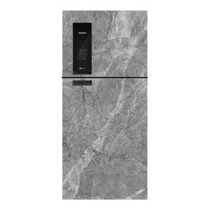 Fridge Wrap Vinyl Decal Refrigerator Skin Wrap Side by Side Top Bottom Door Vinyl Decorative Self Adhesive Fridge Wallpaper Marble 091