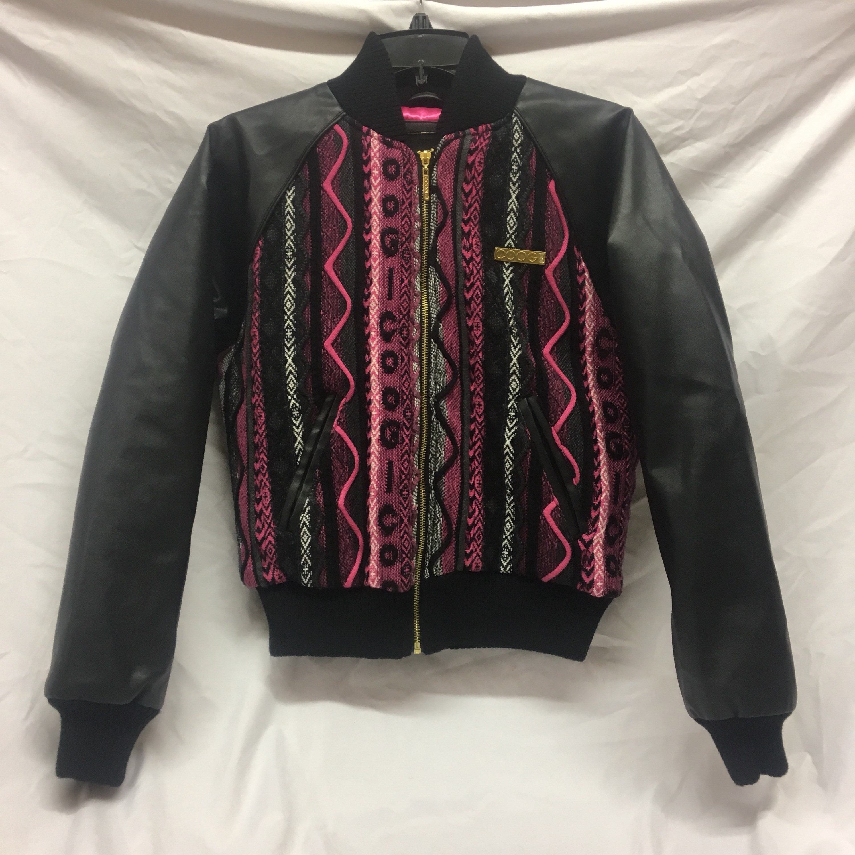 Vintage 90's COOGI Women's Faux Leather Jacket EUC | Etsy