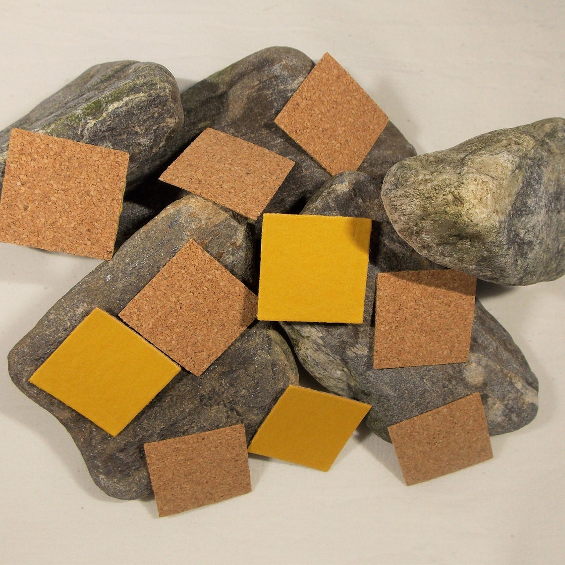 Adhesive Cork Squares/Pads/Pieces 25mm 1 Square x Etsy