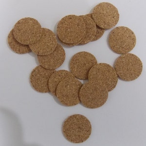 50pcs Round Self-adhesive Cork Sheets For Diy Coasters, Cork Mat, Mini Wall Cork  Board With Strong Adhesive-backed 10cm*10cm*2mm