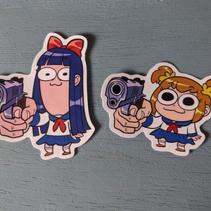 Pop Team Epic Sticker Double Pack