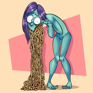 Spaghetti Print (Small)