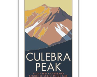 Culebra Peak 14er Poster