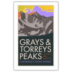 Grays and Torreys 14er Poster image 1