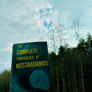 Vintage Nostradamus Prophezeiungen Hardcover: 1980 43.Druck, Ockultes Buch