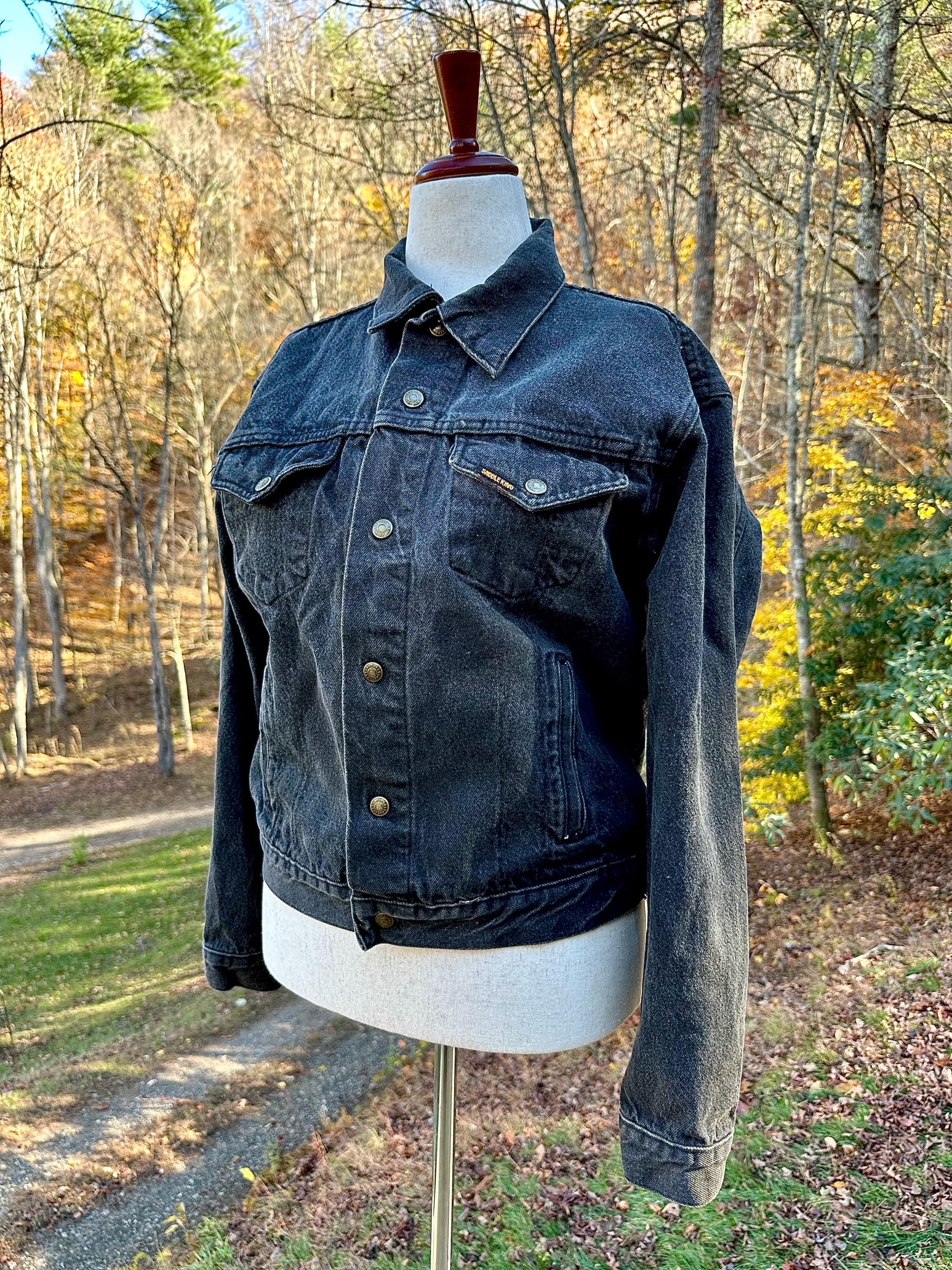 Vintage Saddle King Denim Jacket - Etsy