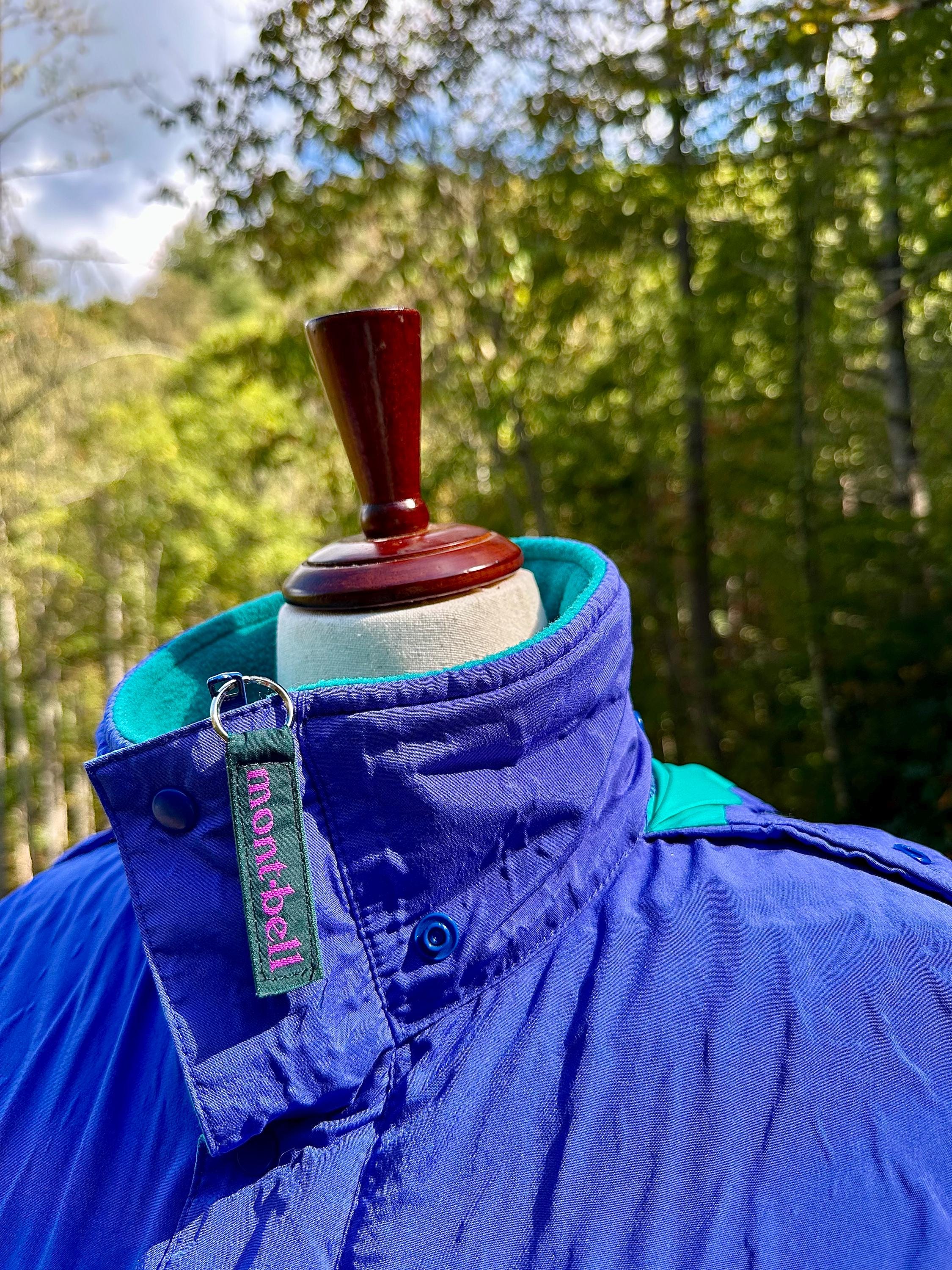 Vintage Montbell Colorblock Ski Jacket: 80s Retro Puffer Coat - Etsy