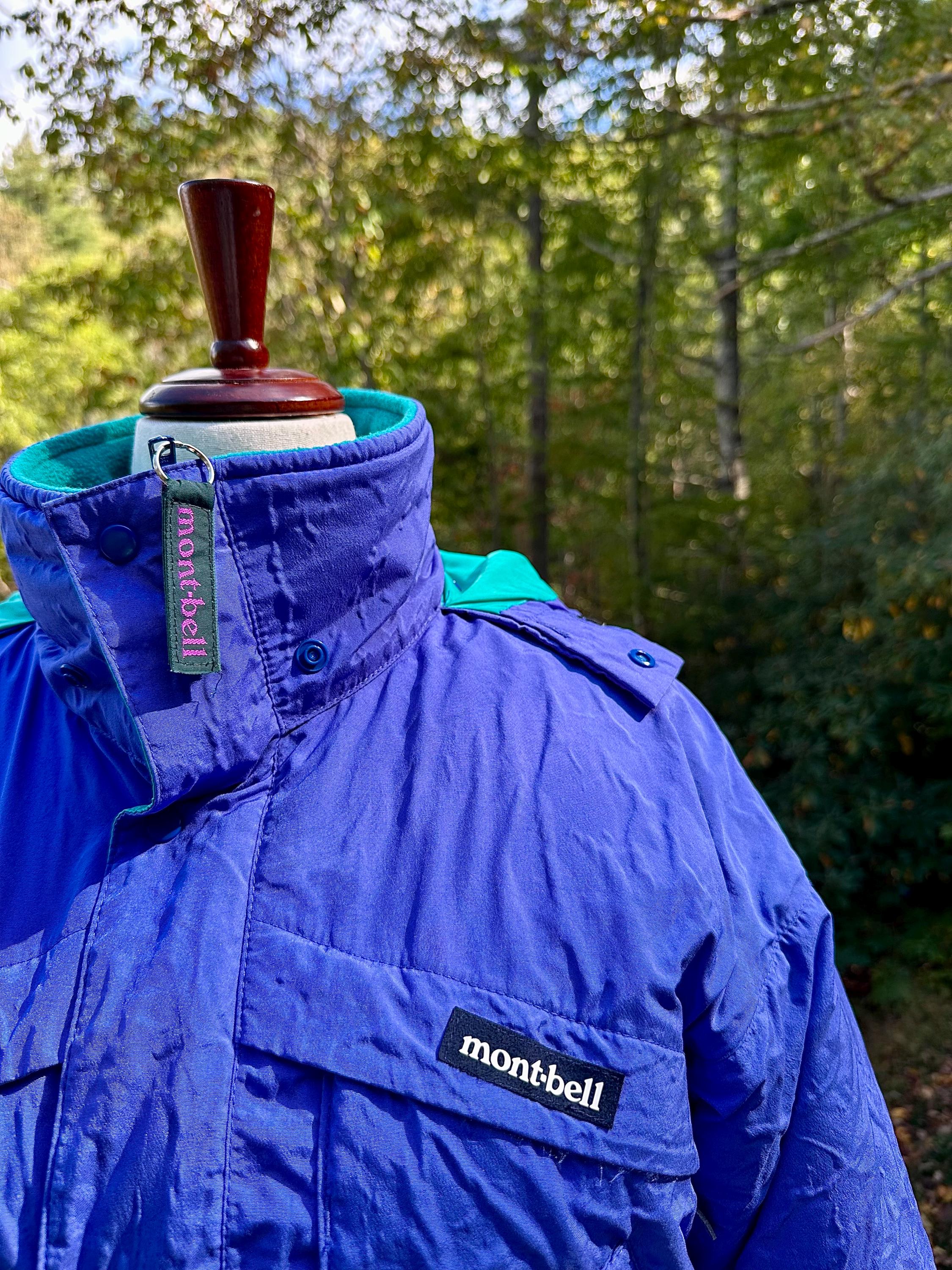 Vintage Montbell Colorblock Ski Jacket: 80s Retro Puffer Coat - Etsy