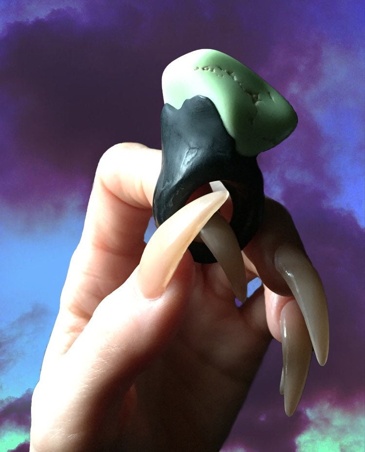 Citron Chrysoprase Ring