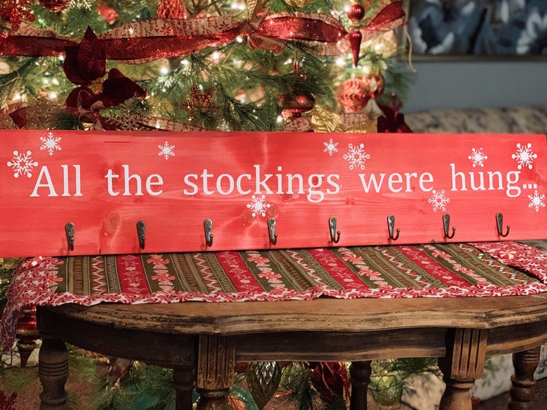 Stocking Holder Christmas Stocking Holder All the Stockings Etsy