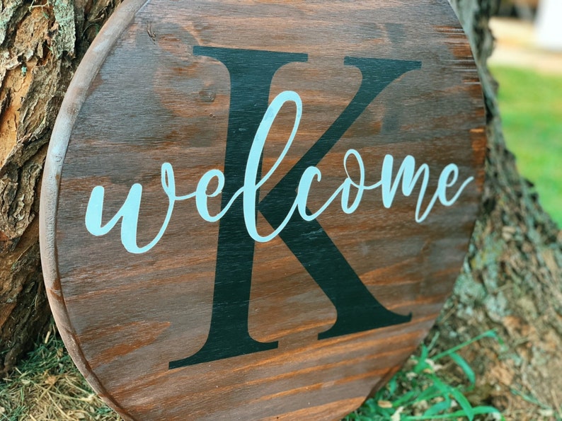 Wood Name Sign Wooden Family Name Wedding Sign Sign Etsy