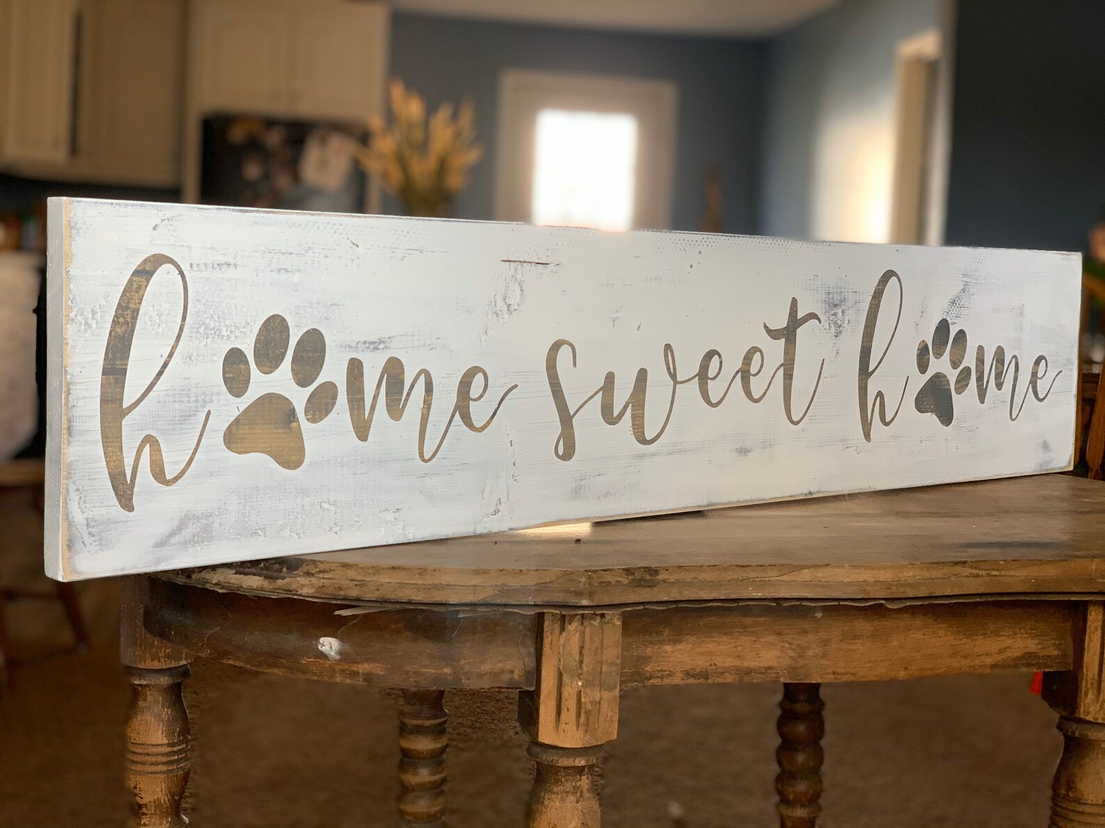 Home Sweet Home Dog Home Decor Paw Print Decor Dog Home - Etsy