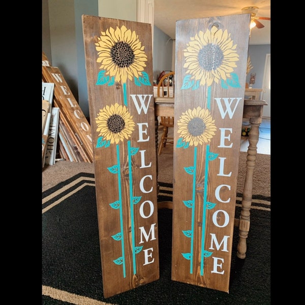 Sunflower Kitchen Sign Etsy