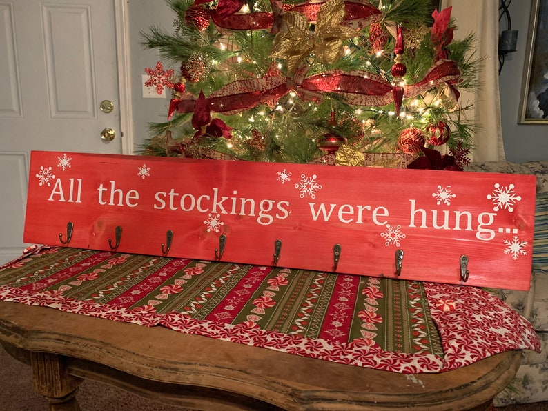 Stocking Holder Christmas Stocking Holder All the Stockings Etsy