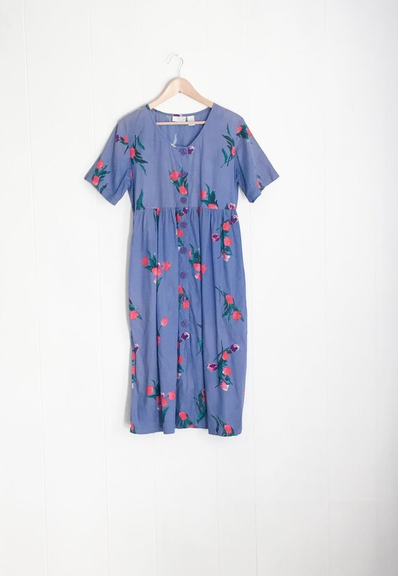 Summer Vintage Dress - Picnic Dress - Vintage Maxi
