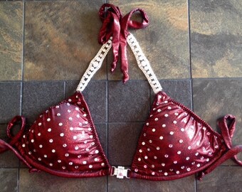 A cup  triangle bikini top pattern (PDF, instantly downloadable)