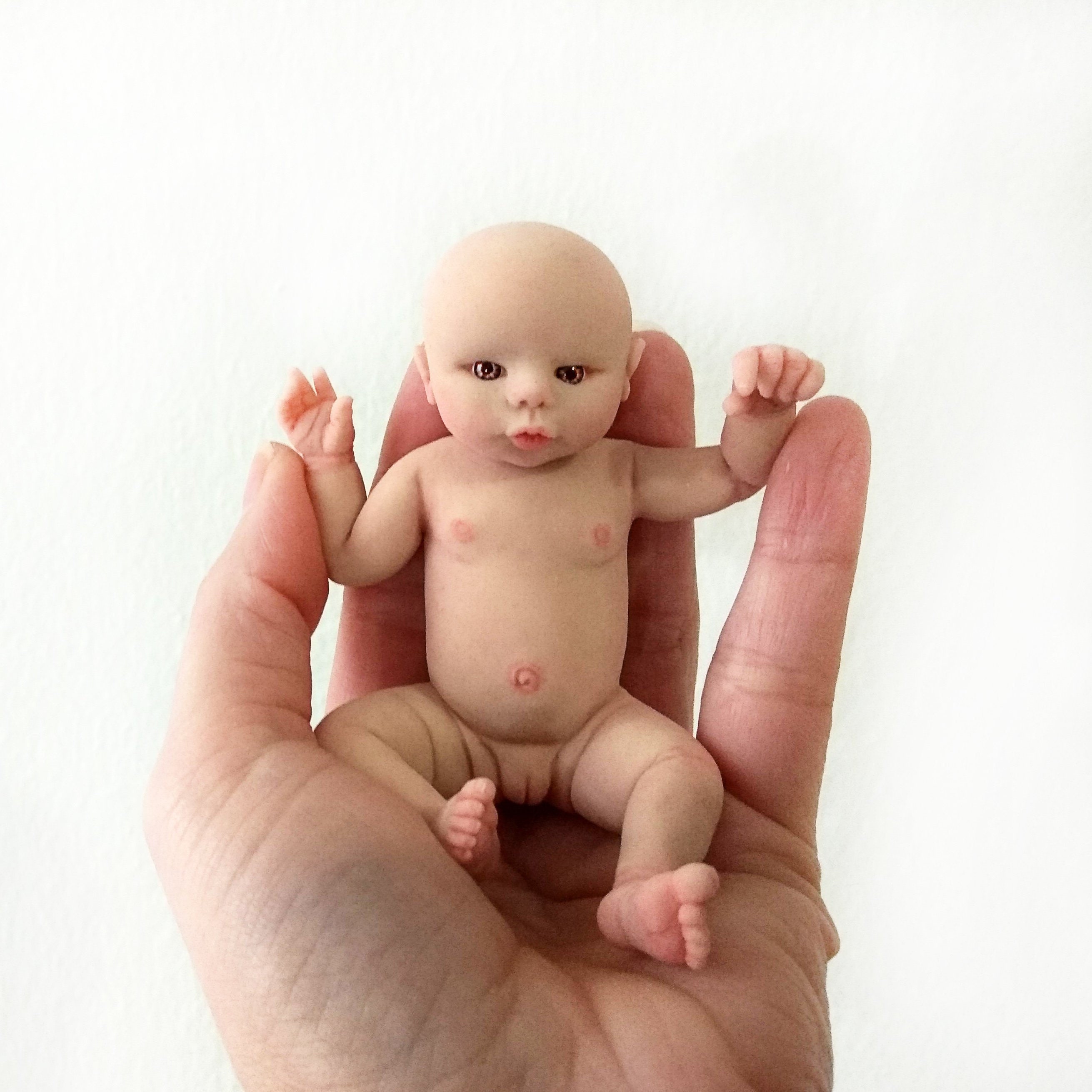 Solid Silicone Miniature Eggy Fantasy Babies 2-2.5inches made to