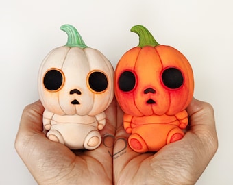 Silicone Baby Pumpkin Tricky - Soft & Squishy - available in 2 colors