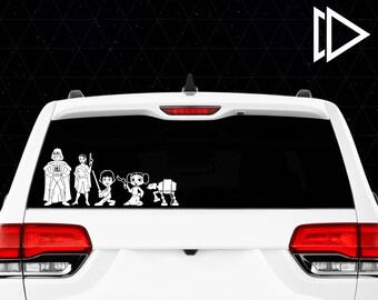 star wars rear window decals