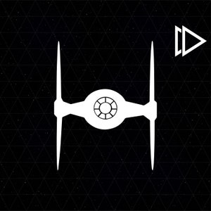 Star Wars Tie Fighter Spaceship Decal