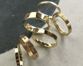 Your own gold wedding ring, made using gold you provide